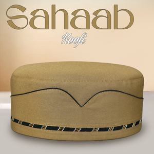 Sahaab Kufi Islmaic casquette de prière pour hommes élégant islamique Namaz Topi avec coutures décoratives Logo personnalisé disponible fournisseur en gros - Product Image 2