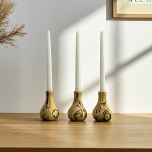 Portavelas de Madera en Forma de Maceta para Decoración del Hogar, Exhibición en Mesa, Sala de Estar, Dormitorio y Centro de Mesa Festivo, Venta al por Mayor - Product Image 4