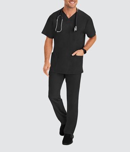 Juego de uniformes transpirables y ligeros para mujer, personal médico, pantalones y Top cómodos para correr - Product Image 6