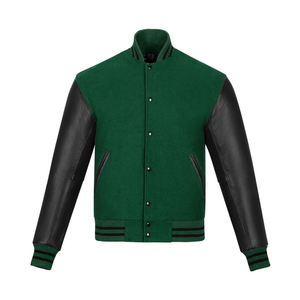 Chaqueta universitaria transpirable de talla grande para hombre, nuevo estilo personalizado, chaqueta de béisbol universitaria para hombre - Product Image 4