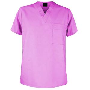 Uniformes de Hospital Médico Scrubs Enfermera Manga Larga Nuevo Color Scrub Set / Unisex Elástico Spandex/Poliéster Detección de Aguja - Product Image 6