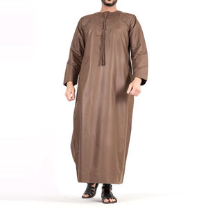 Quick Dry OEM Service Light Weight Full Sleeve Low MOQ <b>Men's</b> Designer Jubbah <b>Thobe</b> Pakistan <b>for</b> Sale <b>Men's</b> Jubbah <b>Men's</b> <b>Thobe</b> - Product Image 1