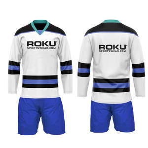 Meilleure qualité d'uniforme de hockey sur glace pour jeunes personnalisé style simple formation OEM nom de l'équipe inclus nouveau design impression de vêtements de sport - Product Image 3