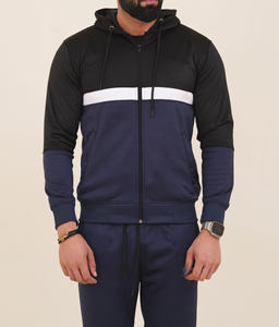 Prix de gros Survêtements d'hiver 2026 Logo personnalisé Tech Fleece Cotton pour Hommes Jogger Plus Size Automne Zipper Survêtements - Product Image 2