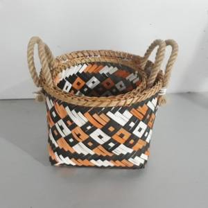 Panier en bambou naturel écologique fabriqué au Vietnam, haute qualité, meilleure vente en gros - Product Image 5