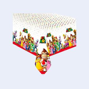 Nappe Super Mario en plastique 1,2x1,8m, décoration de fête, lot de 2 - Product Image 1