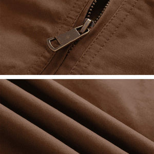 Nueva llegada personalizada ropa activa ligera de talla grande ropa al aire libre chaquetas a prueba de viento chaquetas de lona transpirables para hombres - Product Image 4