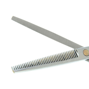 Ciseaux de coiffeur professionnels en acier inoxydable allemand Ciseaux de coiffeur à effiler Anneaux de coiffeur Ciseaux à effiler - Product Image 5