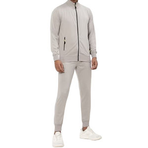Ensemble de survêtement pour homme en molleton épais avec capuche et jogging, logo personnalisé, tenue de sport athlétique en deux pièces - Product Image 2