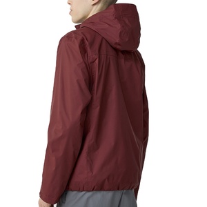 Veste bomber sportive surdimensionnée en toile enduite OEM, vêtements de sport universitaires de printemps, coupe-vent softshell en polyester/coton - Product Image 4