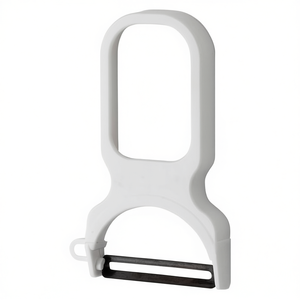 Éplucheur à pommes de terre en plastique Ghidini Cipriano DAILY White 0076, outil pour fruits et légumes - Product Image 2