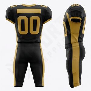 Uniformes de Fútbol Americano Personalizados al por Mayor 2024, Impresión por Sublimación Personalizada de Alta Calidad, Ropa Deportiva Transpirable para Entrenamiento Atlético - Product Image 2