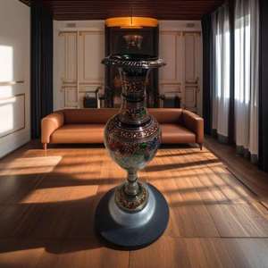 แจกันดอกไม้ทองเหลืองสำหรับตกแต่งบ้านและพื้น - Product Image 1