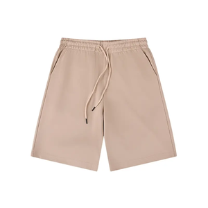 Short de course d'été 100% coton pour homme Logo personnalisé respirant imprimé Logo Taille élastique Style tricoté Offre Spéciale la plage - Product Image 2