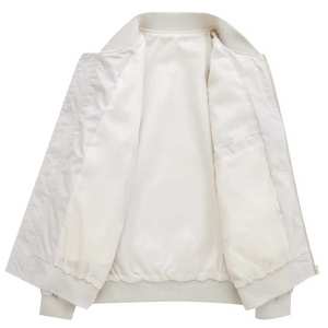 Nueva Chaqueta Bomber de Lona para Hombre, Estilo Deportivo para Exteriores, Cuello Alto, Informal de Invierno, Precio Bajo, Alta Calidad - Product Image 3