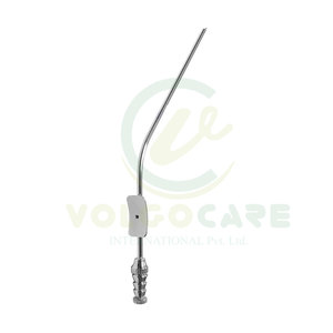 Precio razonable Frazier cánula de succión y tubo de succión mastoideo en ángulo 7 pulgadas 18cm Punta de succión para ENT Neuro General Gynae - Product Image 1