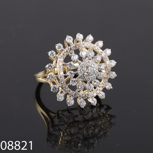 แหวนเพชรหมั้น D'VINS JEWELS ทองคำ 9K 10K โรสโกลด์ เพชรทรงกลมเจียระไนแบบบริลเลียนท์ ได้รับการรับรอง สำหรับผู้หญิง เครื่องประดับงานแต่งงาน - Product Image 5