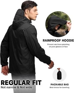 Veste coupe-vent de sport pour hommes à la mode veste de pluie à col montant de haute qualité pour l'hiver vestes de printemps personnalisées - Product Image 4