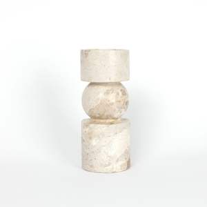 Decorative <b>Marble</b> Eco-Friendly <b>Candle</b> Holder for Home Decoration Christmas Entryway Table <b>Candle</b> Stand Warm Light for Welcoming - Product Image 4