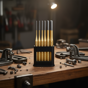 Juego de Punzones Paralelos de Grado Industrial Knipex de 6 Piezas con Punta Recta y Caja de Plástico para Cinceles y Punzones - Product Image 2