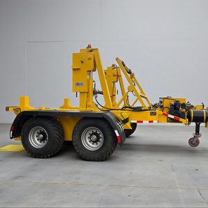 Remorque à tambour de câble pour le transport, remorque à tambour de câble hydraulique de 20 tonnes pour les grands tambours de câbles électriques et de télécommunications - Product Image 6