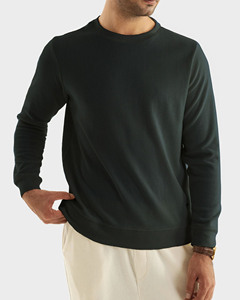 เสื้อกันหนาวคอกลมสำหรับผู้ชายผ้าฟลีซผ้าโพลีเอสเตอร์/ คอปกปรับแต่งโลโก้ได้ตามต้องการสำหรับฤดูใบไม้ผลิ - Product Image 2