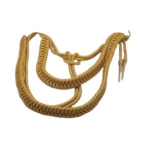 Aiguillettes de luxe haut de gamme avec épingle de sûreté, cordon torsadé argenté, embout en mylar doré, cordon d'épaule et embouts métalliques - Product Image 3