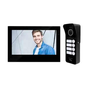 Apartment AHD/CVBS Video door bell video intercom with 4 buttons for 4 family video door phone