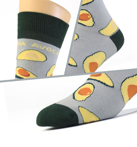Calcetines Unisex con Estampado Gráfico Digital, 100% Algodón, Transpirables, Tejidos, a Media Pantorrilla, Casuales, para Adultos y Niños, Otoño, OEM - Product Image 2
