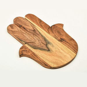 Planche à découper épaisse en bois d'acacia mangue noyer planche de service à découper personnalisée polyvalente pour les restaurants et les hôtels - Product Image 1