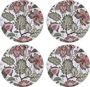 Trivets de MDF de aspecto moderno con diseño de flores impresas, producto artesanal más vendido, trivets de MDF - Product Image 5