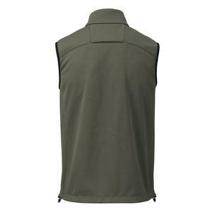 Gilet à fermeture éclair pour hommes, polyester, spandex, gilet à coquille souple pour printemps, golf, sport, chasse, tir, respirant - Product Image 3