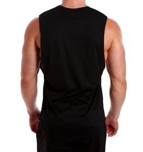 Lot de 2 débardeurs en poly à coupe profonde pour hommes, respirants, anti-UV, à séchage rapide, pour les activités de plein air. - Product Image 3