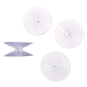 Ventosa doppia trasparente (confezione da 4 pezzi) - Product Image 3