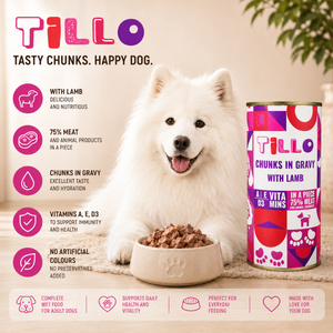 Comida Húmeda para Perros TILLO en Lata - 1250 g - Cordero - Product Image 2