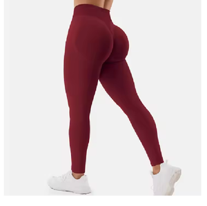 New Fashion <b>Women</b> Gym Workout Scrunch Butt <b>Leggings</b> Custom logo Seamless Yoga <b>Leggings</b> for <b>Women</b> from Bangladesh - Product Image 1