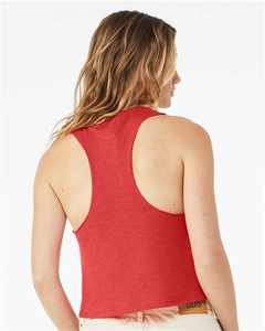 BELLA + CANVAS-Débardeur Racerback Crop pour femme-6682 Débardeurs T-shirts BELLA + CANVAS-T-shirt Slim Fit pour femme - Product Image 4