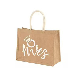 Sacs en jute imprimés personnalisés écologique réutilisable biodégradable vente en gros cadeau d'entreprise promotionnel en vrac - Product Image 6