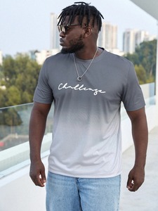 T-shirt de sport respirant personnalisé pour homme, séchage rapide, fitness, gym, entraînement, vente en gros, vêtements de sport athlétiques - Product Image 2