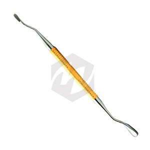 Lima de Hueso con Mango Dorado, Acero Inoxidable, Dientes de Hoja Afilados, Lima de Hueso Dental Oral, Lima de Hueso de Doble Extremo para Uso Profesional Dental - Product Image 1