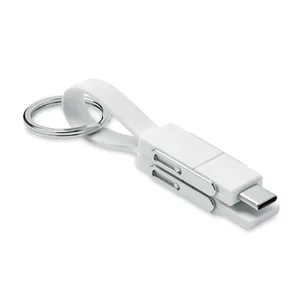 Personalized KEY C Keychain <b>Charging</b> <b>Cable</b> for Gadgets Unique Customizable Accessory - Product Image 5
