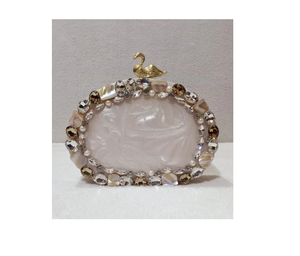 Stylish Resin <b>Bag</b> Women <b>Bag</b> Bridal Handbags Hot Sale Wedding Handbag Fashionable New Arrival Resin Purse <b>Clutch</b> Handcrafted - Product Image 4