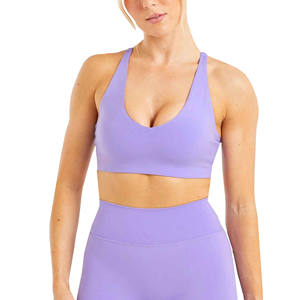 Sujetador deportivo de gimnasio para mujer de alta calidad para Fitness Yoga Running Sujetador elástico de entrenamiento transpirable en estilo informal - Product Image 2