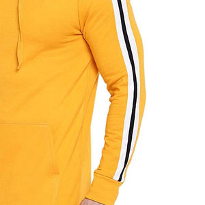 Sweat à capuche surdimensionné pour homme en coton peigné 100% teint uni, lourd, brodé, séchage rapide, vêtements d'hiver, vente en gros OEM - Product Image 5