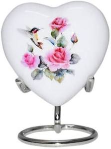 Urne en forme de cœur en aluminium et laiton décorative moderne personnalisée pour les occasions commémoratives, anniversaires, Ramadan, mariages - Product Image 5