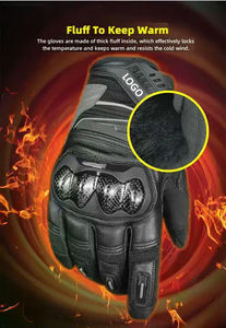 Antideslizante Motocross Mountain Dirt Bike Guantes Dedo completo Unisex Pantalla táctil Deporte Moto Guantes con logotipo personalizado - Product Image 5