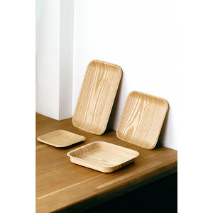 Assiette en tissu en bois écologique la plus vendue de BELLESOME (carré L) Matériau de papier de cuisine innovant contemporain - Product Image 4