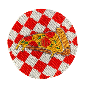 Recién llegado, posavasos con diseño de cereza con cuentas, Decoración de mesa elegante para bodas, fiestas y hogar - Product Image 2