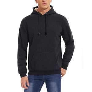 <b>Men</b> <b>Sherpa</b> <b>Lined</b> Heavyweight Warm Fleece Pullover <b>Hoodie</b> Tops Classic - Product Image 1