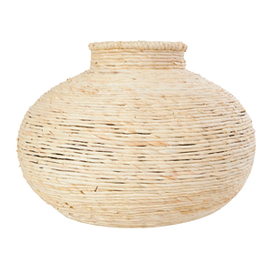 Water Hyacinth Handmade Wrapped <b>Decorative</b> <b>Vase</b> Made in Vietnam Eco-friendly material for home decor decoration Wholesale - Product Image 2